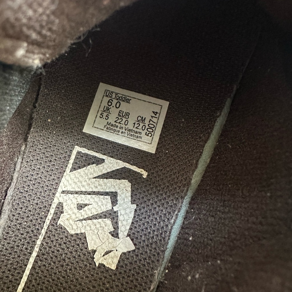 Vans Brown and Tan High-Top Sneakers with Velcro Straps - Picture 6 of 6